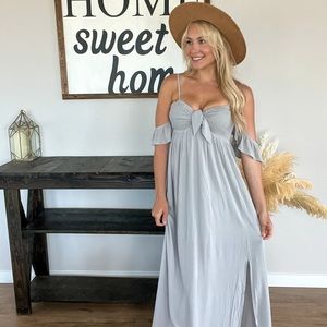 Smocked Bust Maxi dress new without tags